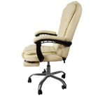 Malatec Extra kényelmes irodai forgószék vezetői fotel elegáns irodai szék lábtartóval