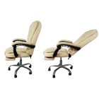 Malatec Extra kényelmes irodai forgószék vezetői fotel elegáns irodai szék lábtartóval