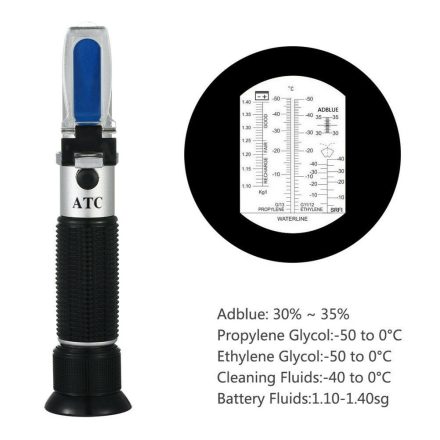 leniaxl Autós Fagyálló mérő optikai refraktométer + ablakmosó, akkusav, adblue mérés funkcióval - SZÁLLÍTÁS 1 MUNKANAP