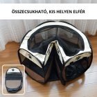 leniaxl XXL 114x114x58cm mobil kutya macska stb kisállat kennel ketrec hordozható járóka