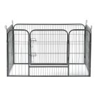 leniaxl Fém kisállat ketrec 125 x 85 x 70 cm kutya kennel ól 