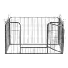 leniaxl Fém kisállat ketrec 125 x 85 x 70 cm kutya kennel ól 