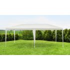 leniaxl XL kerti rendezvény sátor pavilon sörsátor 3x6m 6 oldalfallal - fehér