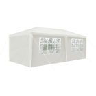 leniaxl XL kerti rendezvény sátor pavilon sörsátor 3x6m 6 oldalfallal - fehér
